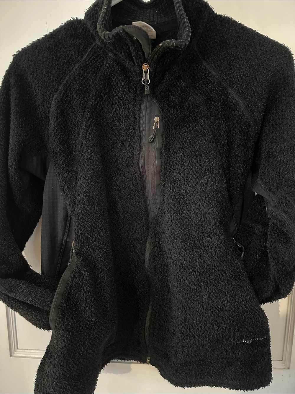Patagonia Black Teddy Sherpa Full-Zip Jacket
